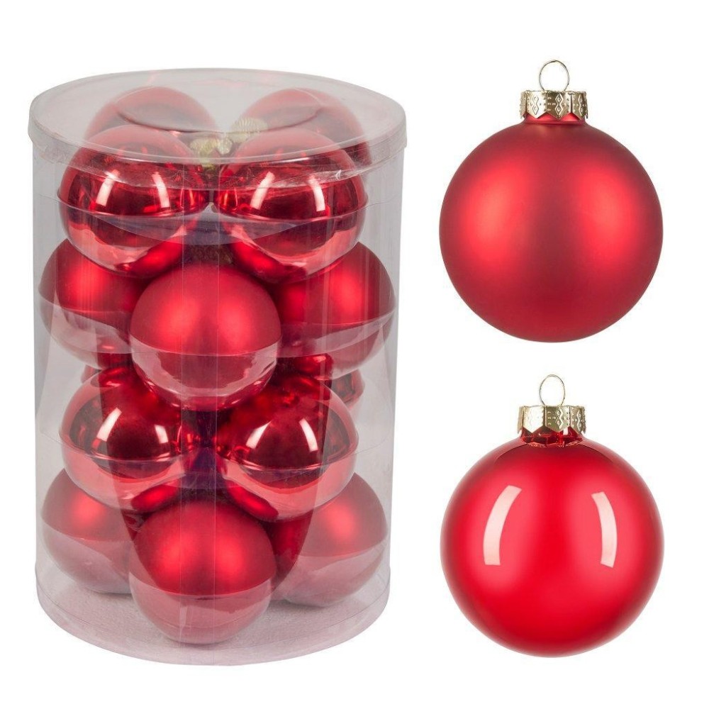 SFERA IN VETRO MM80 ROSSO
